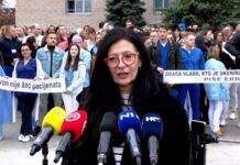 Sindikat Zajedno traži razgovor s Ministarstvom zdravstva, štrajk se nastavlja