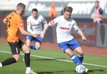 Hajduk iskoristio kiks Rijeke i zasjeo na vrh ljestvice