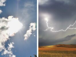 Žuti meteoalarm za istok Hrvatske: Mogući jači pljuskovi, grmljavina i lokalno nevrijeme