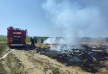 Požar divlje deponije kod Nemetina
