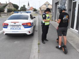 Romobilisti pod povećalom policije: Na području PU osječko-baranjske utvrđen 81 prekršaj