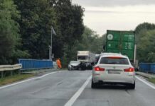 U lančanom sudaru kod Čačinaca dvoje ozlijeđenih