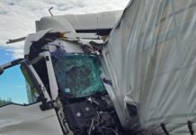 Prometna nesreća na A3: Vozač kamiona ostao zarobljen u kabini