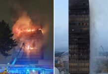 Požar progutao Vjesnik, padaju krhotine, vatrogasci ušli u zgradu