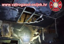 U Osijeku izgorio ugostiteljski objekt