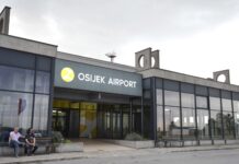 Zračna luka Osijek: 2.373 putnika u listopadu, bez teretnog prometa