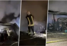 Požar na obiteljskom gospodarstvu odnio je dio stoke i gotovo svu mehanizaciju