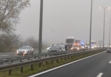 Prometna nesreća na osječkoj obilaznici, kolona 4 kilometara