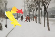 Za istok zemlje upaljen crveni meteoalarm, ledena kiša i temperature -10 °C