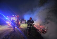 Požar otvorenog prostora u Otoku