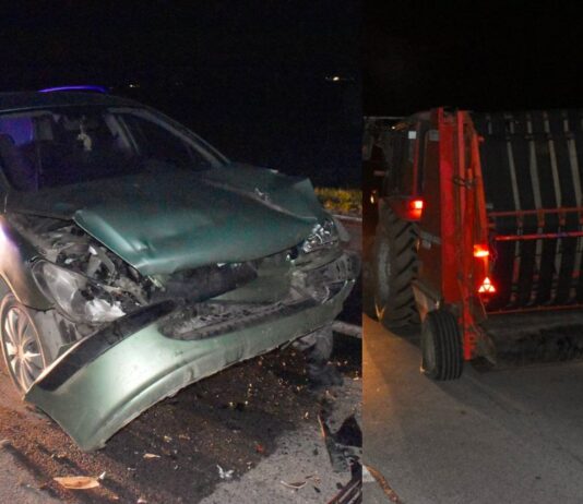 Pijani vozač udario u balirku