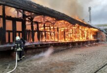 Kratki spoj uzrok požara u skladištu HŽ-a u Osijeku