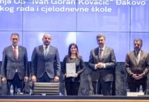 Potpisan ugovor o dogradnji OŠ “Ivan Goran Kovačić” u Đakovu