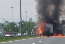 Policija objavila detalje tragedije na autocesti A3, vozač izgorio u kabini vozila