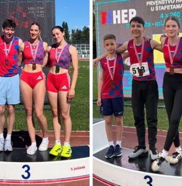 Dvije bronce za AK Slavonija-Žito na Prvenstvu Hrvatske u štafetama