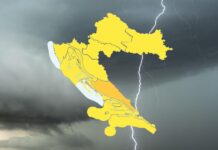 Upaljen žuti meteoalarm: Stižu grmljavinsko nevrijeme i jaki udari vjetra