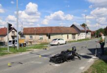 Prometna nesreća u Slatini: Motociklist teško ozlijeđen
