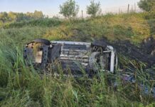 Prometna nesreća na A3: automobil završio na boku, intervenirali vatrogasci i hitna pomoć