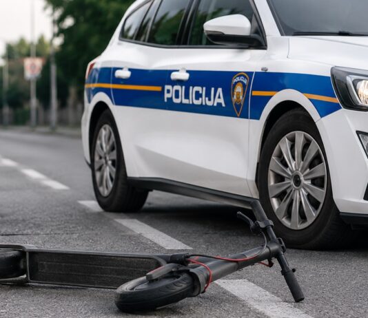 Dijete teško ozlijeđeno u padu s električnog romobila u Podravini, zbog težine ozljeda prevezeno u Zagreb