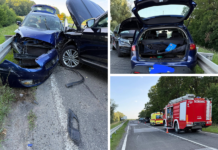 Pijani vozač prešao u suprotnu traku i izazvao sudar, četiri osobe ozlijeđene