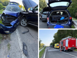 Pijani vozač prešao u suprotnu traku i izazvao sudar, četiri osobe ozlijeđene