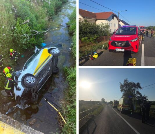 Auto sletio u potok, ozlijeđeni trudnica i dijete, vatrogasce je posebno dirnula rečenica trogodišnjaka