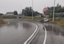 Vozač pod utjecajem alkohola sletio s ceste kod podvožnjaka u Belom Manastiru