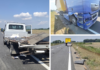 Prometna nesreća kod Osijeka: Sudarila se dva teretna vozila i automobil, dijelovi razbacani po cesti