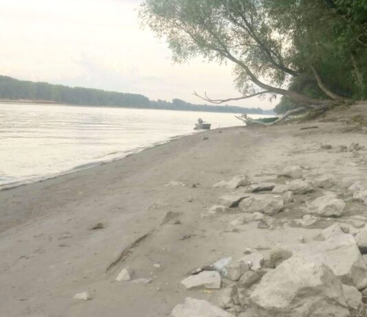 Rekordno nizak Dunav kod Batine: Vodostaj pao na –94 centimetra