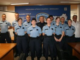Deset novih policijskih službenika krenulo na prva radna mjesta u Osječko-baranjskoj županiji