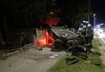 Pijani 25-godišnjak sletio s ceste, udario u betonsku ogradu i plinski ormarić pa se prevrnuo