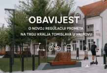 Nova regulacija na valpovačkom trgu: zabrana prometovanja svim vozilima, uključujući bicikle i romobile