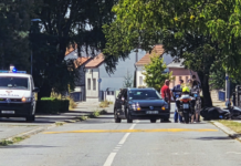 Sudar automobila i motocikla u Slavonskom Brodu, jedna osoba ozlijeđena