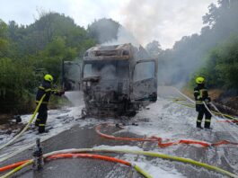 Policija objavila detalje požara kamiona, tijekom gašenja ozlijeđen vatrogasac