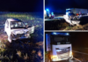 Sudar dva automobila i teretnog vozila kod Virovitice, vatrogasci pomagali unesrećenima