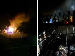 Požar u Valpovu: Vatra zahvatila pomoćne objekte i počela se širiti prema kući