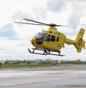 Motociklist nakon sudara s kombajnom helikopterom prevezen u KBC Osijek