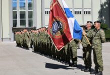 Iz Našica u Poljsku ispraćena 52 hrvatska vojnika: Prvi put u NATO-ovu aktivnost odlazi vod Bradleyja