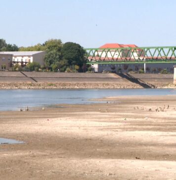 Drava nikad niža kod Osijeka: vodostaj dosegnuo -199 centimetara