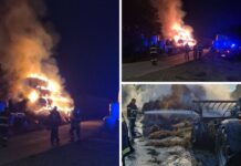 Noćna intervencija u Gundincima: Gorjele bale, na terenu bilo 14 vatrogasaca