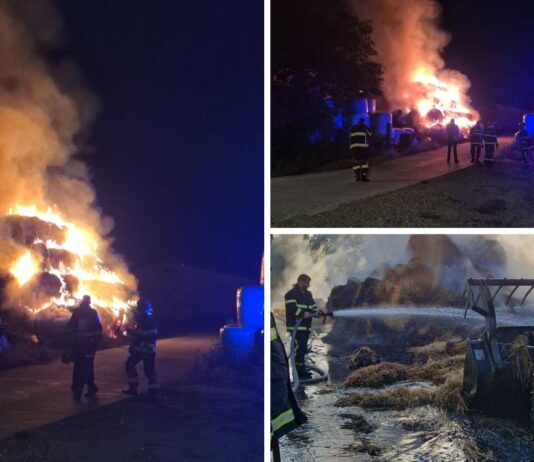 Noćna intervencija u Gundincima: Gorjele bale, na terenu bilo 14 vatrogasaca