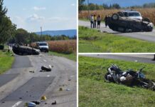 Sudar automobila i motocikla kod Požege, jedna osoba prevezena u bolnicu