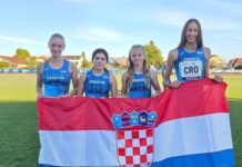Lana Barišić s hrvatskom štafetom postavila novi kadetski rekord na 4×100 metara