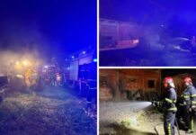 Požar štale u Vrpolju gasilo deset vatrogasaca