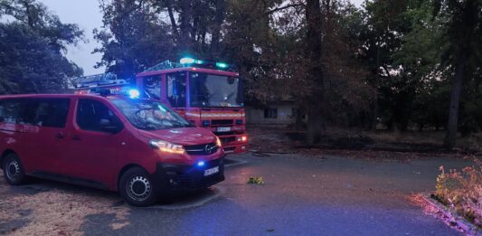 Jak vjetar prekinuo kabel dalekovoda i izazvao požar