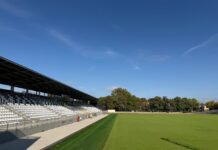 Stadion kraj Save u Slavonskom Brodu pred završetkom radova: Nova tribina, uređeni prostori i travnjak