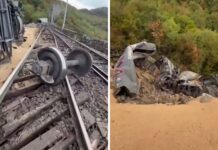 Teška željeznička nesreća kod Rijeke: Teretni vlak iskliznuo iz tračnica, 11 vagona završilo u provaliji