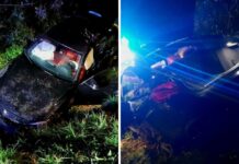 Vozilo sletjelo s ceste i počelo se dimiti, jedna osoba ozlijeđena