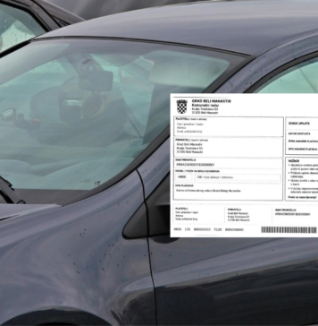 Ženi na automobilu ostavljena lažna uplatnica za kaznu, slučaj prijavljen policiji