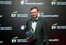 Srđan Kovačević, suosnivač osječke Orqe, proglašen hrvatskim poduzetnikom godine za 2026.